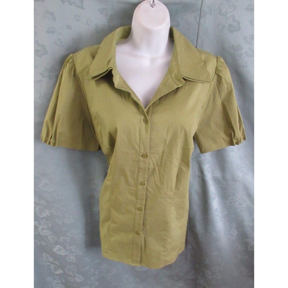Lane Bryant Double Collar Blouse Size 16 NWT